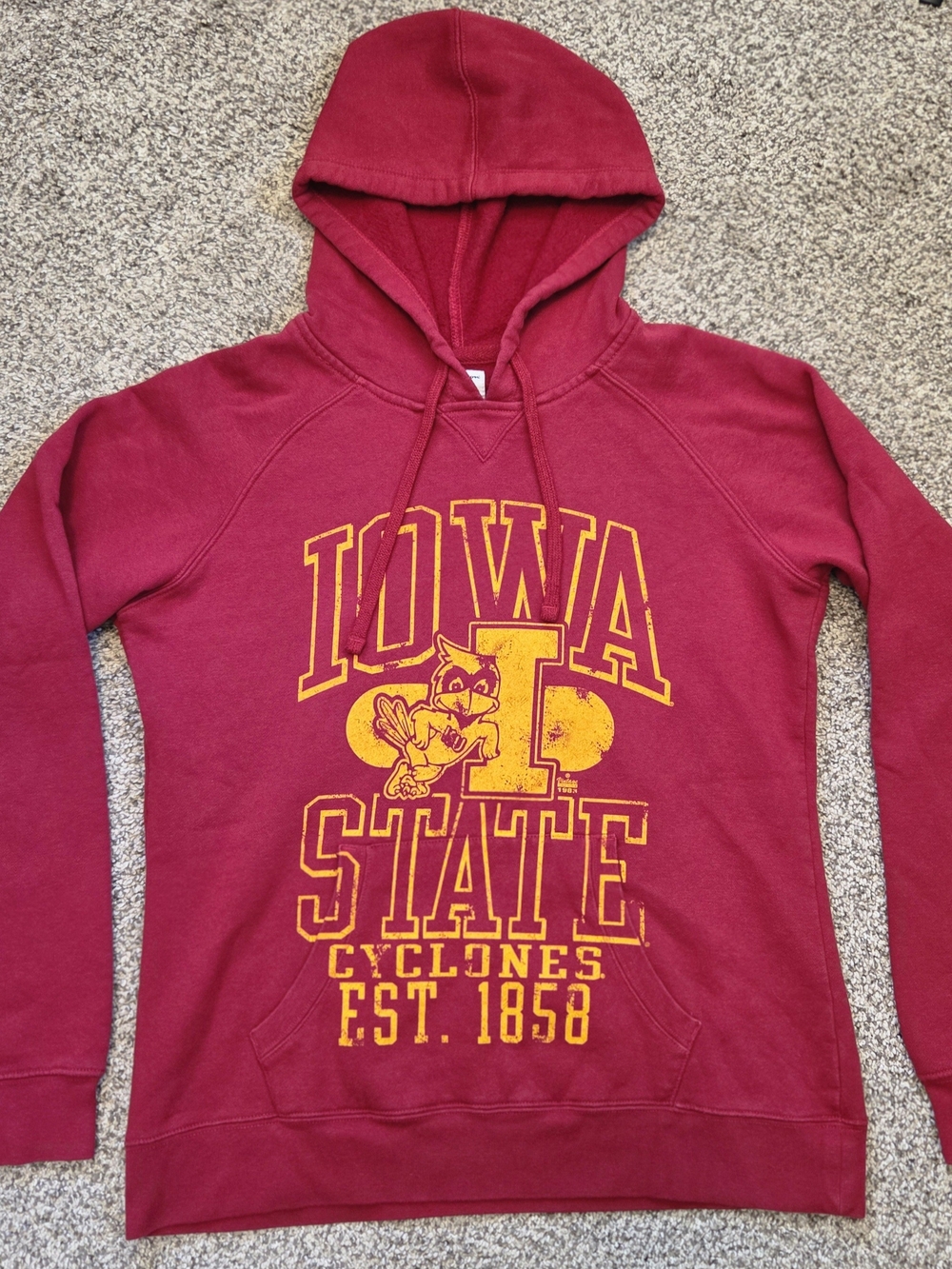 Champion Iowa State Cyclones Red Hoodie Women's L
